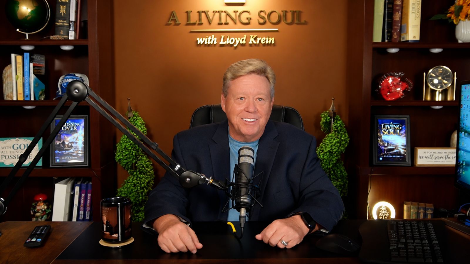 Lloyd Krein in the A Living Soul studio